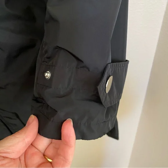 MICHAEL Michael Kors Black Hooded Rain Jacket - Picture 13 of 16